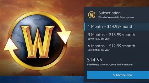 World of Warcraft®: Subscription